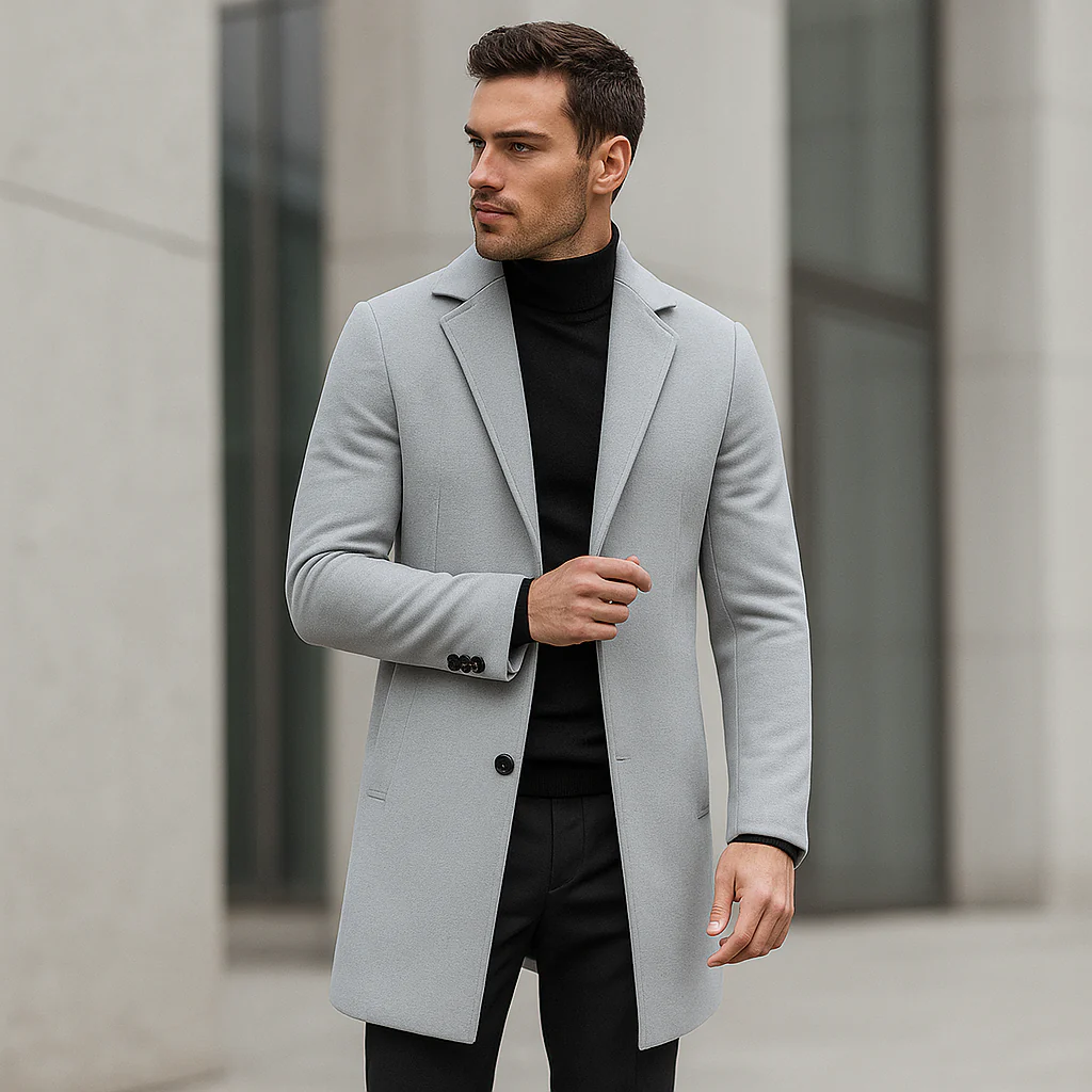 Terrence - Manteau en Laine Homme - Confort Élégant et Style - Image 3