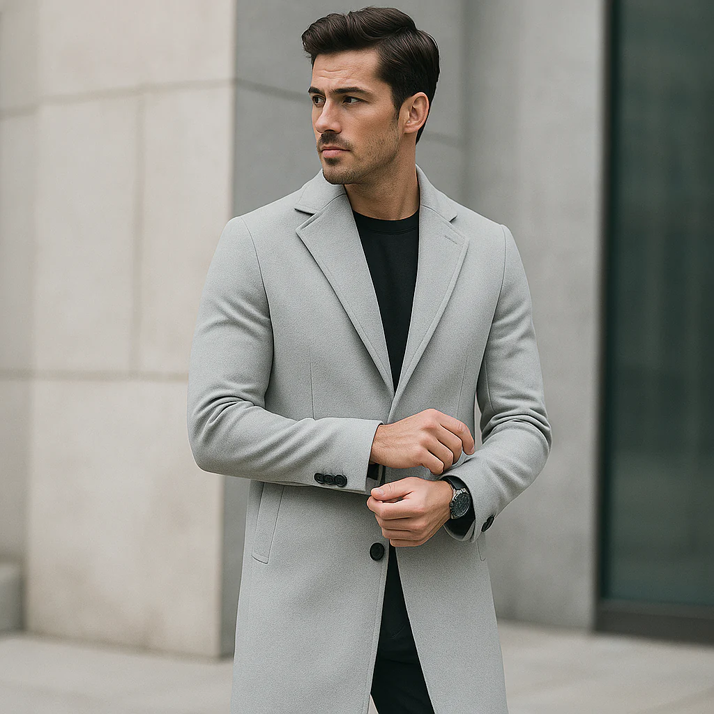 Terrence - Manteau en Laine Homme - Confort Élégant et Style - Image 4