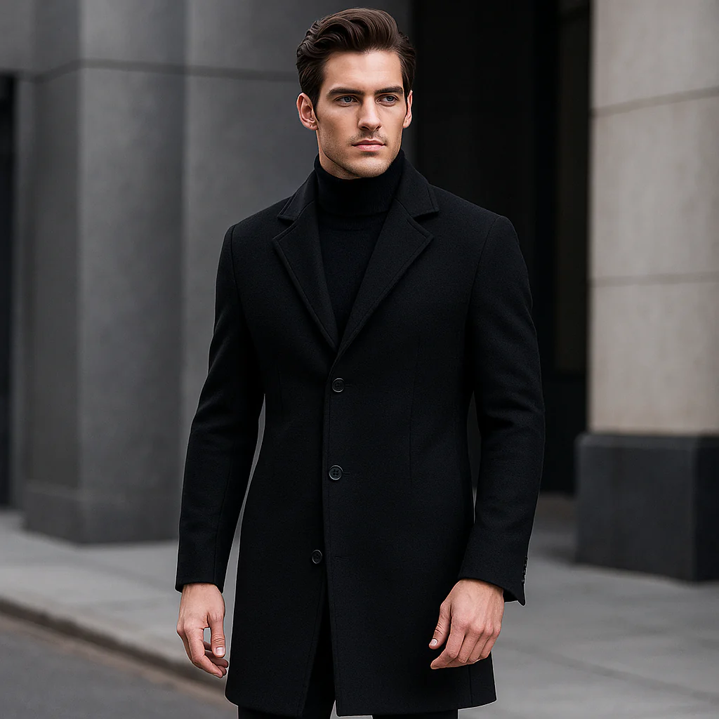 Terrence - Manteau en Laine Homme - Confort Élégant et Style - Image 5