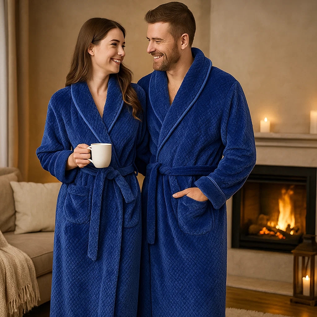 Velura Luxe – Peignoir en Fleece Élégant avec un Confort Optimal - Image 3