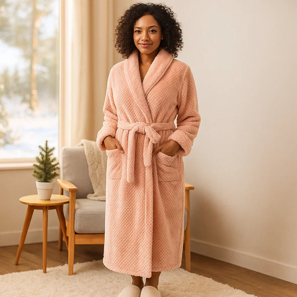 Velura Luxe – Peignoir en Fleece Élégant avec un Confort Optimal - Image 5