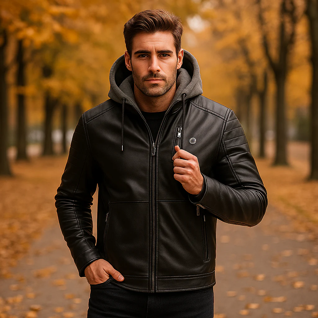 Veste à Capuche Homme Élégante - Image 2