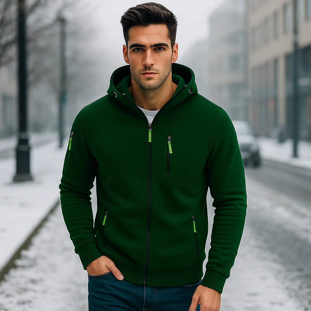 Veste à capuche pour homme - Confortable et élégante - Image 5