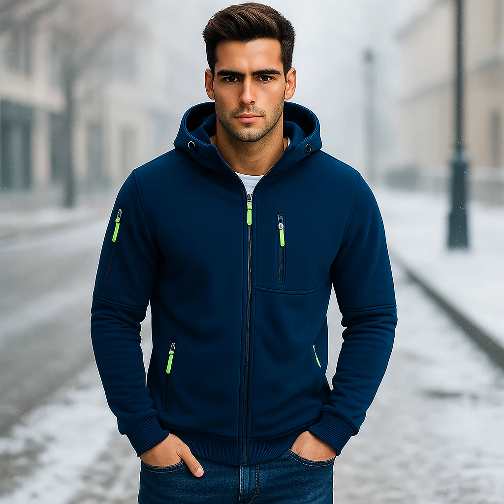 Veste à capuche pour homme - Confortable et élégante - Image 6