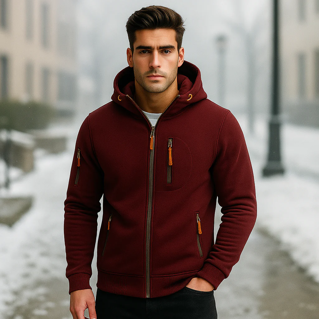 Veste à capuche pour homme - Confortable et élégante - Image 7