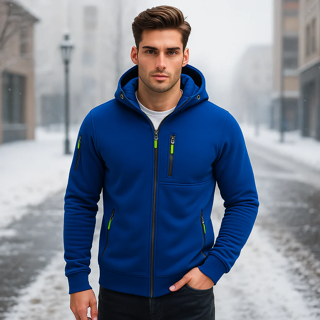 Veste à capuche pour homme - Confortable et élégante - Image 9