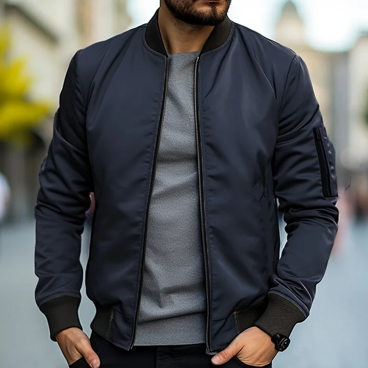 Veste Bomber Harold - Légère - Élégante - Confortable - Style Moderne - Image 2