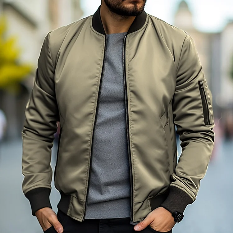 Veste Bomber Harold - Légère - Élégante - Confortable - Style Moderne - Image 4