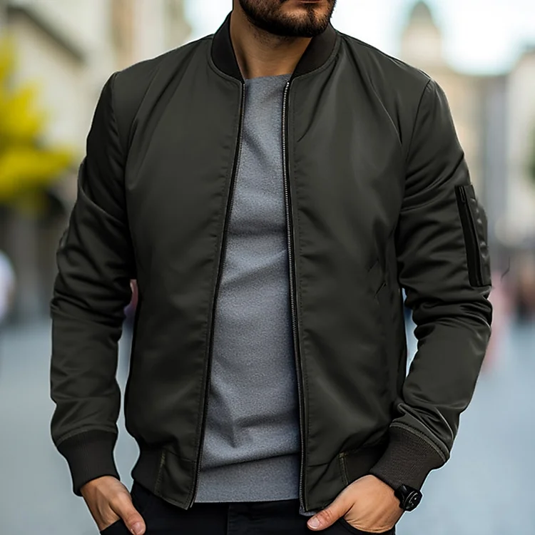 Veste Bomber Harold - Légère - Élégante - Confortable - Style Moderne - Image 5