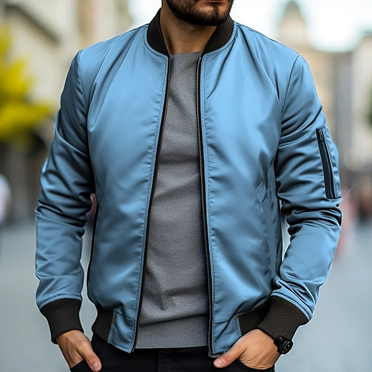 Veste Bomber Harold - Légère - Élégante - Confortable - Style Moderne - Image 6