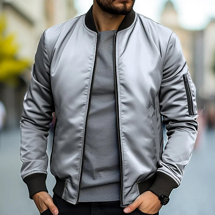 Veste Bomber Harold - Légère - Élégante - Confortable - Style Moderne - Image 7