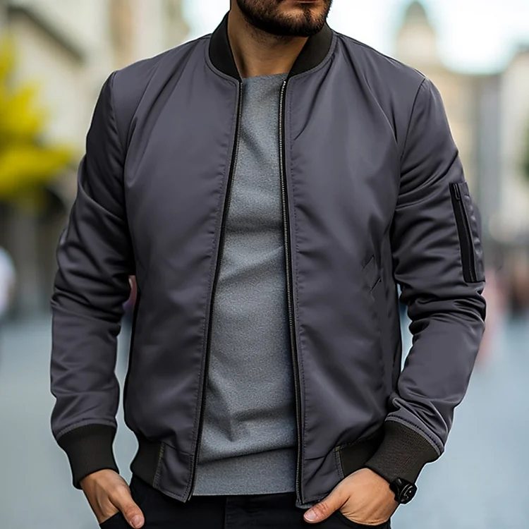 Veste Bomber Harold - Légère - Élégante - Confortable - Style Moderne - Image 8