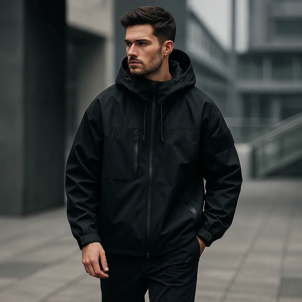 Veste Cargo Homme Coupe-Vent Résistante