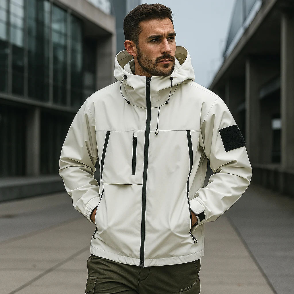Veste Cargo Homme Coupe-Vent Résistante - Image 5