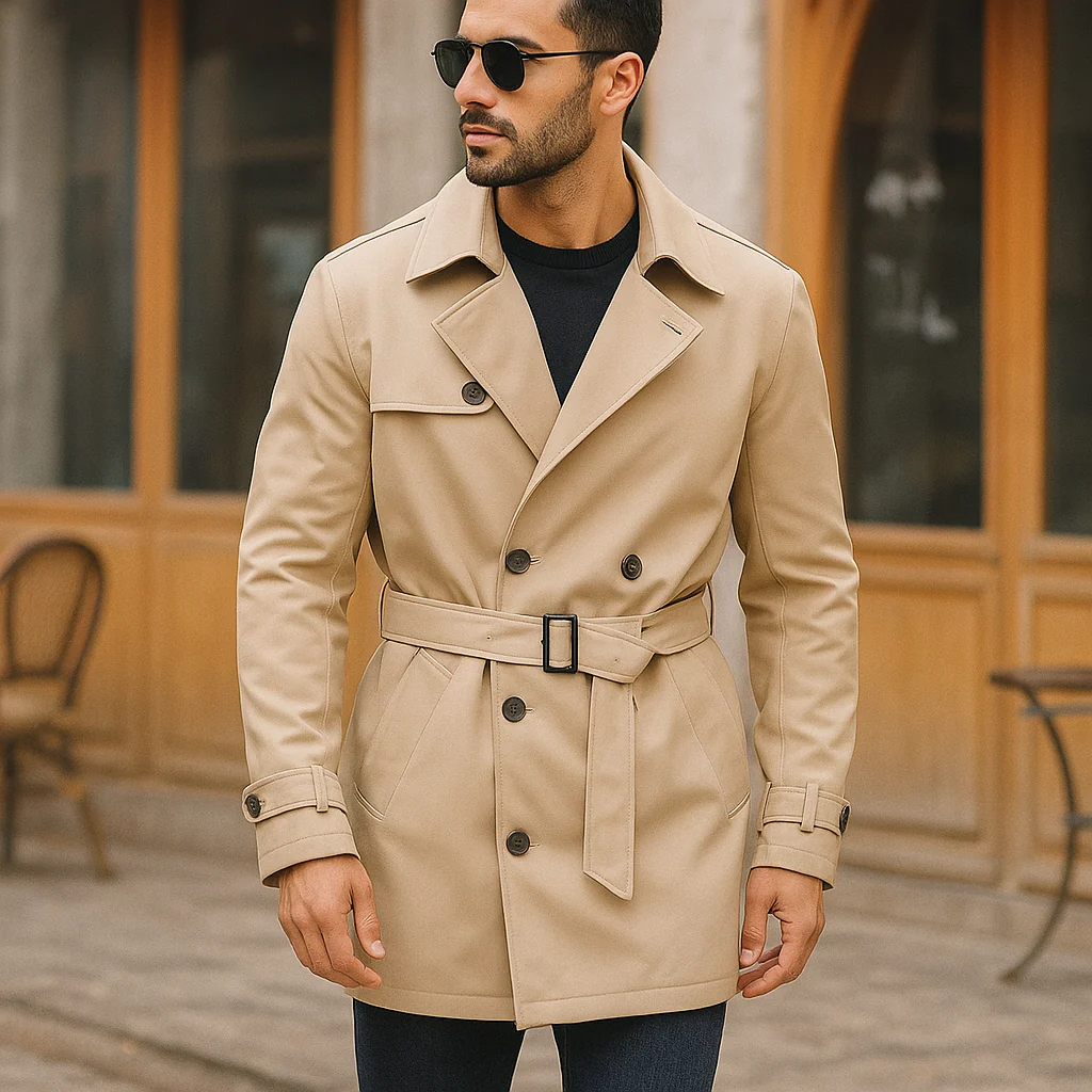Veste Casual Doppelt Tricotée - Confort - Style - Chaleur