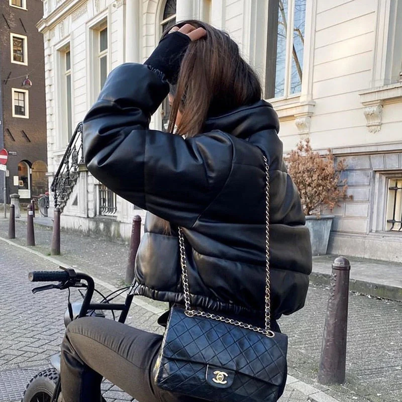 Veste courte en duvet - Style bomber - Légère & Chaude - Image 3