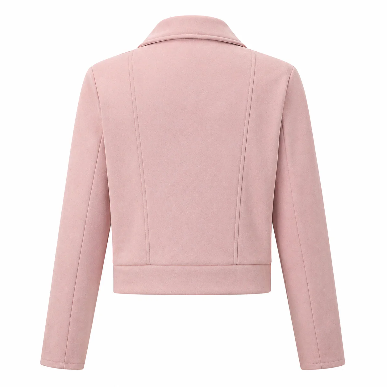 Veste Courte Femme Effet Suédine Polyester Coupe Ajustée - Image 8