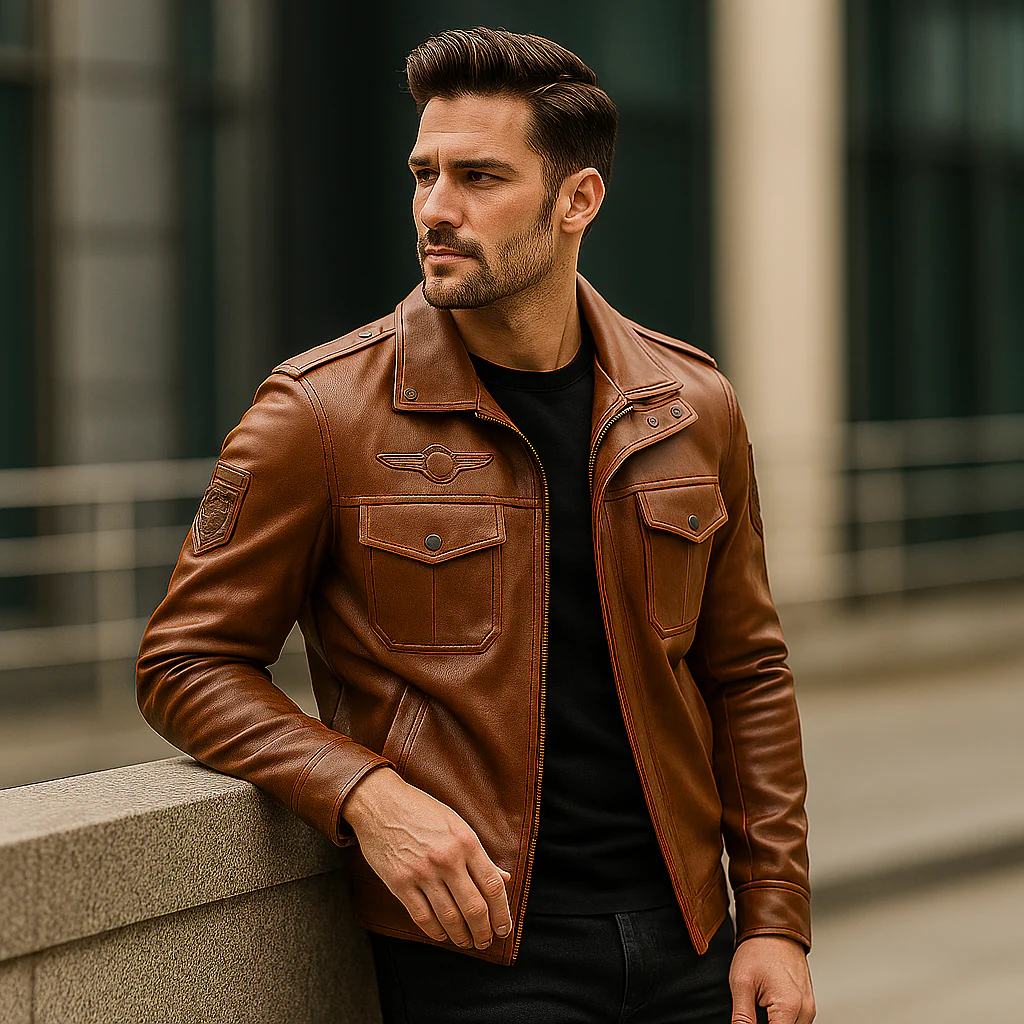 Veste Cuir Homme – Élégance Urbaine et Charisme Assuré - Image 4