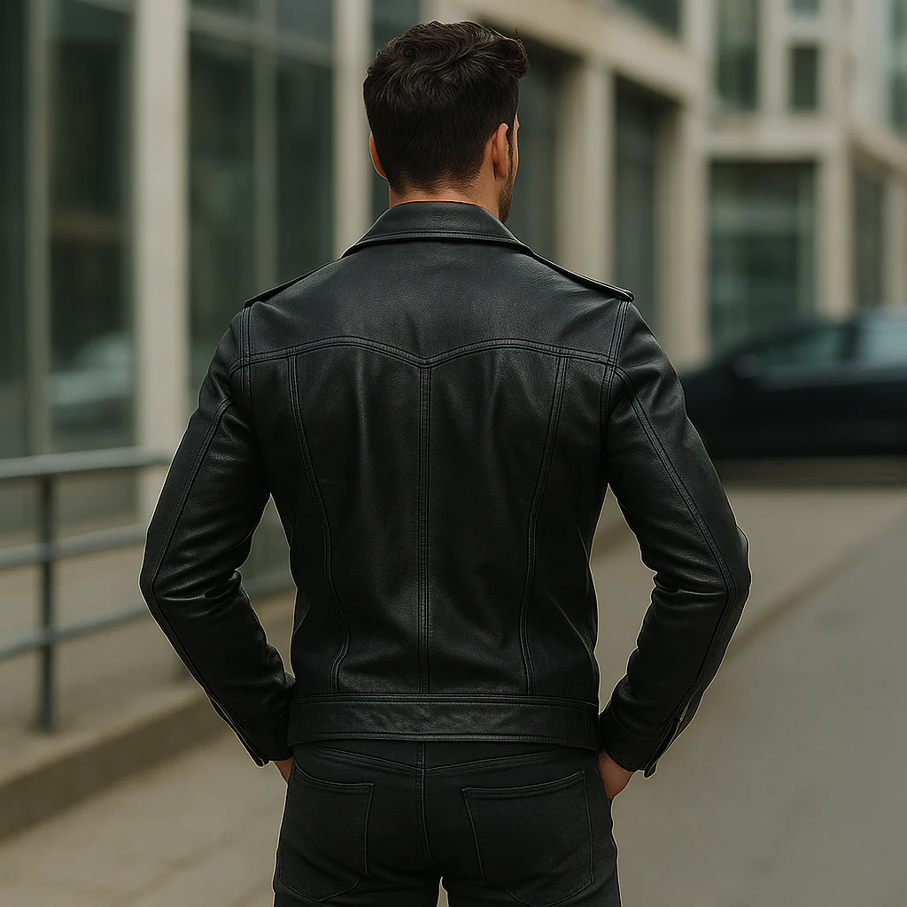 Veste Cuir Homme – Élégance Urbaine et Charisme Assuré - Image 5