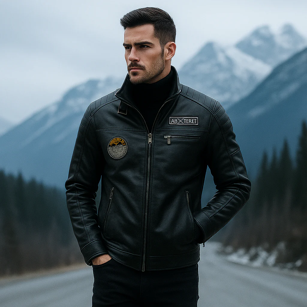 Veste d’Hiver en Cuir Homme Élégante et Confortable - Image 4