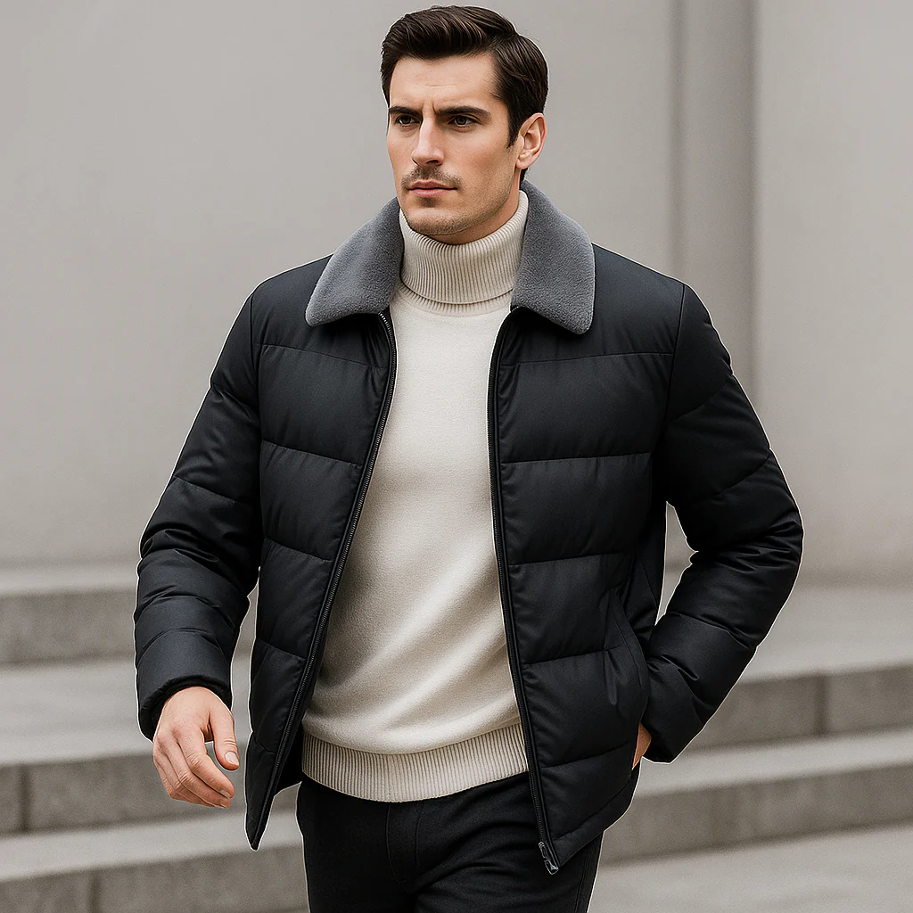 Veste d’Hiver Homme – Élégance et Chaleur Légère - Image 2