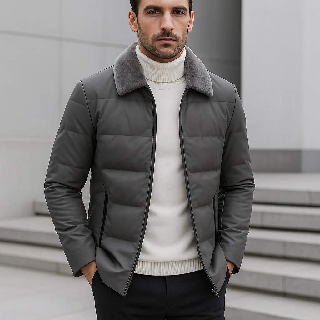 Veste d’Hiver Homme – Élégance et Chaleur Légère - Image 5