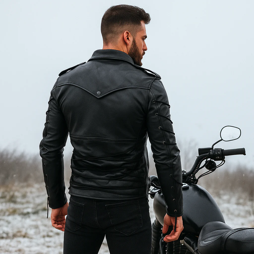 Veste de moto homme - Style Décontracté - Image 4