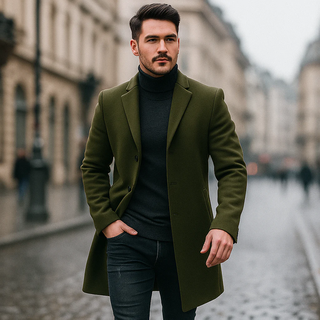 Veste d'hiver homme - Chaude - Confortable - Stylée - Décontractée - Image 2