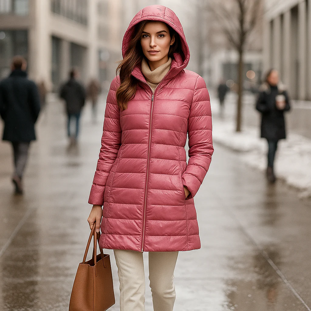 Veste d'hiver ultralégère pour femmes - chaude - décontractée - confortable - Image 4
