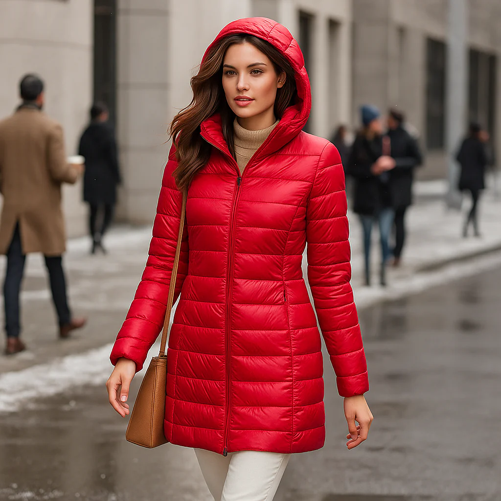 Veste d'hiver ultralégère pour femmes - chaude - décontractée - confortable - Image 5