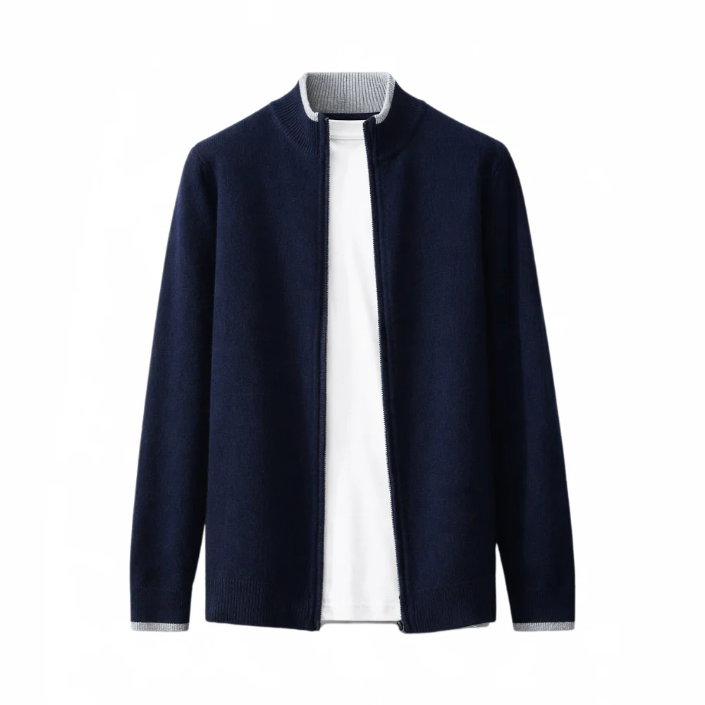Veste en Cachemire Zippée pour Homme | Chaude et Élégante | Douce et Stylée - Image 4