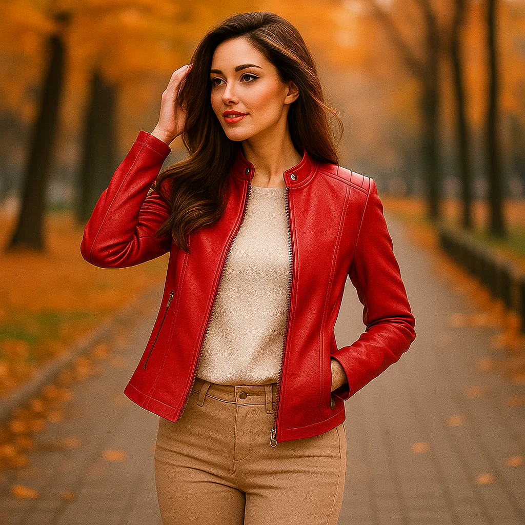 Veste en Cuir Femme – Élégance et Confort - Image 4
