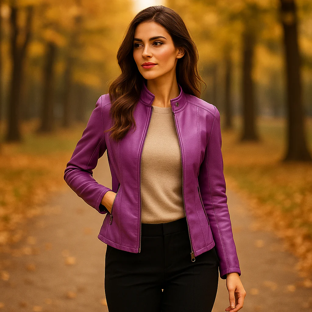 Veste en Cuir Femme – Élégance et Confort - Image 5