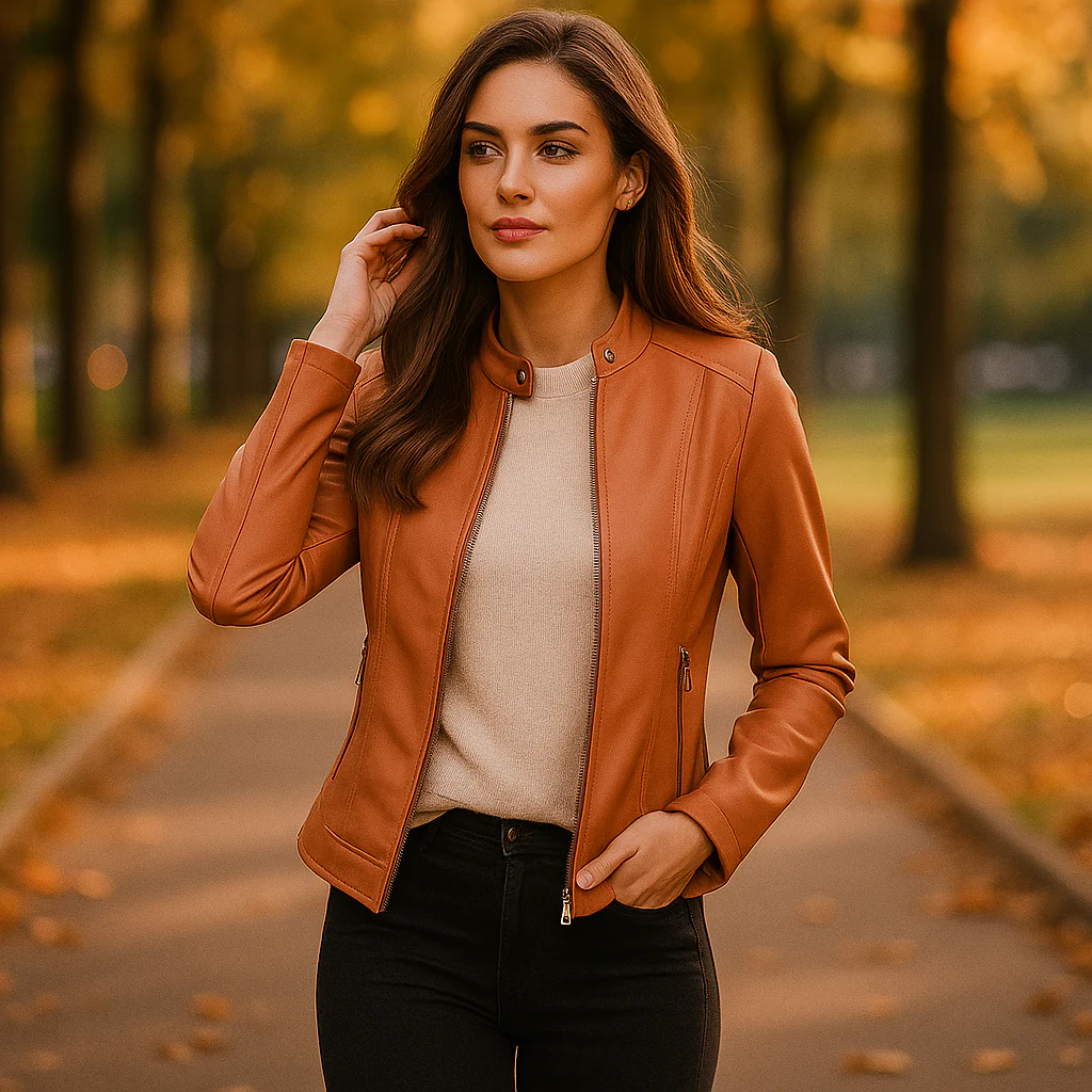 Veste en Cuir Femme – Élégance et Confort - Image 6