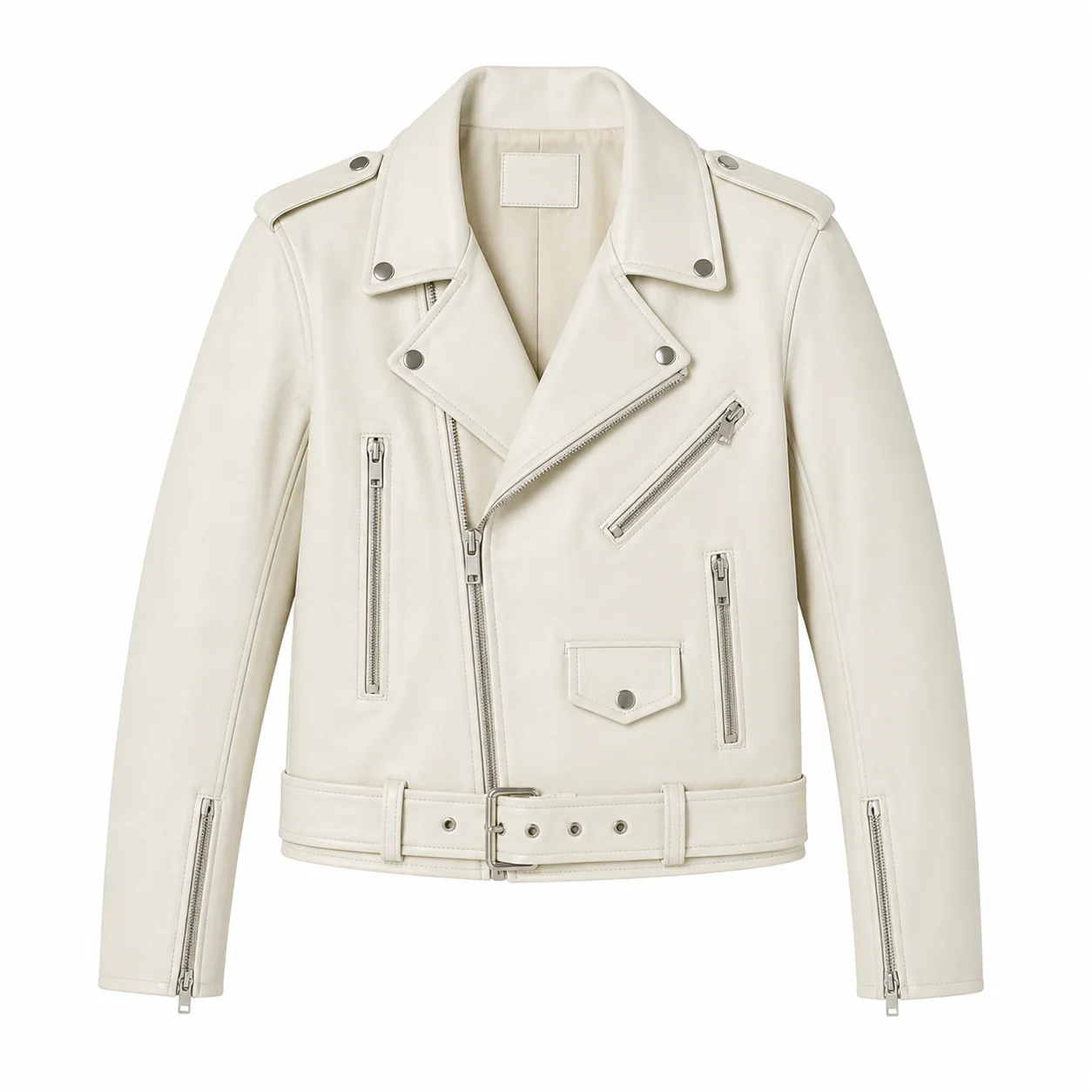 Veste en Cuir Femme Vintage – Élégance et Caractère Assuré - Image 5