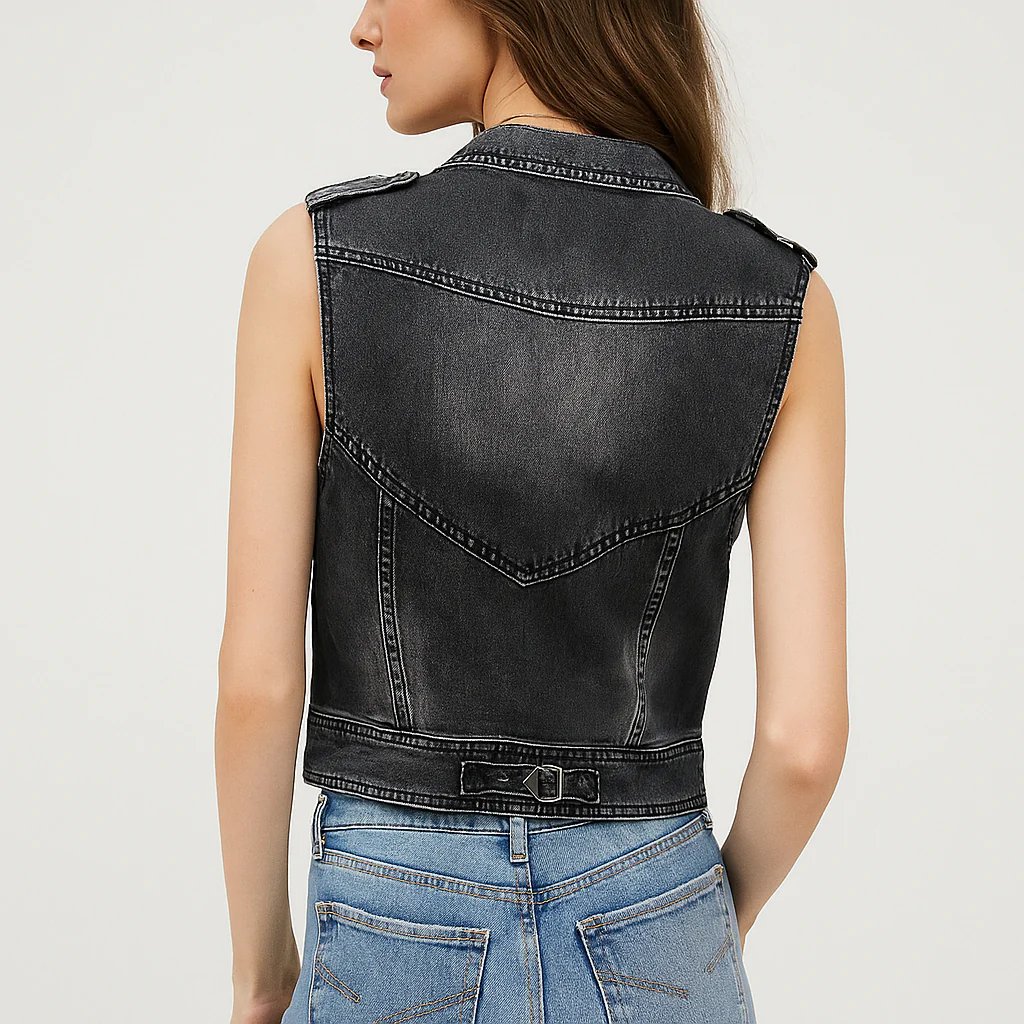 Veste en Denim Dame - Confort Élégant - Qualité Intemporelle - Image 3