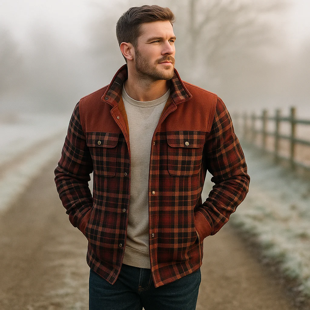 Veste en Flanelle Doublée - Chaude - Confortable - Élégante - Image 2