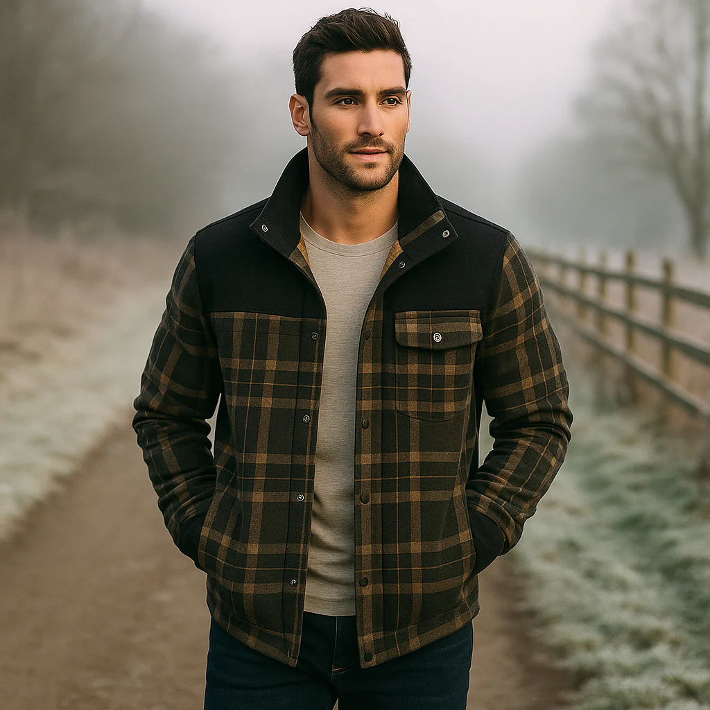 Veste en Flanelle Doublée - Chaude - Confortable - Élégante - Image 3