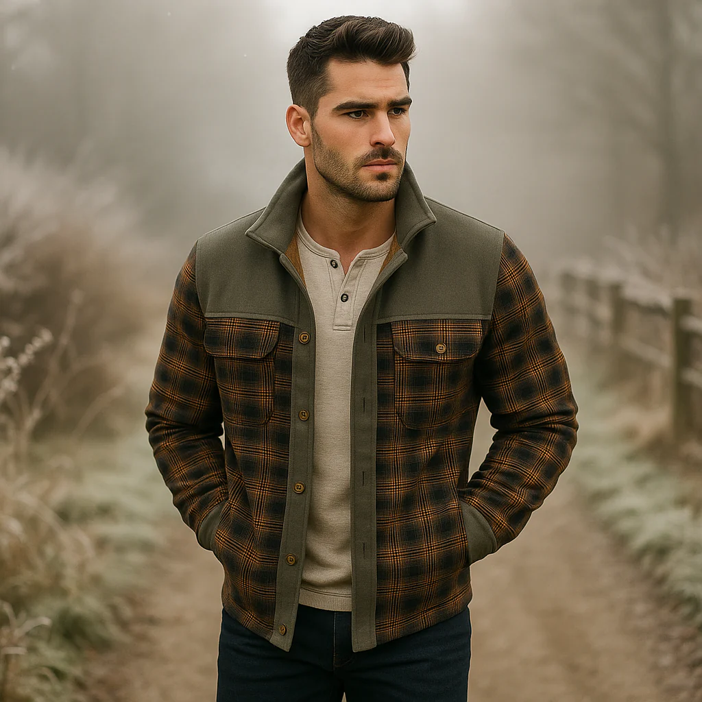 Veste en Flanelle Doublée - Chaude - Confortable - Élégante - Image 6
