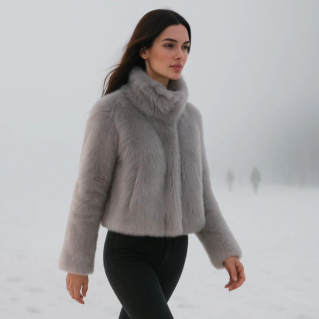 Veste en Fourrure Douce Daena – Confortable - Élégante - Chaude - Image 3