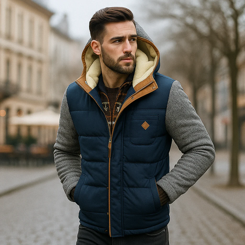 Veste Homme en Coton avec Capuche Doublée - Image 2