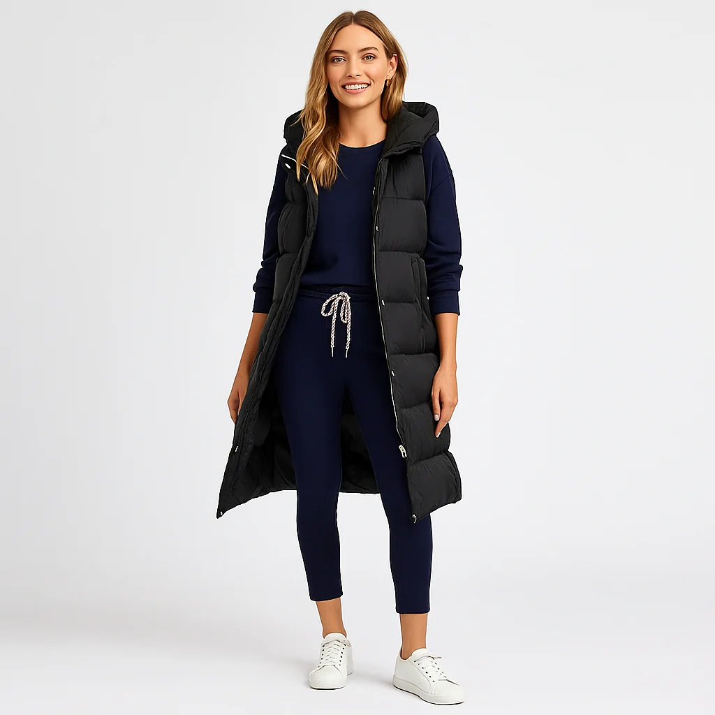 Veste Longue - Légère - Coupe-vent - Confort Élégant - Image 2