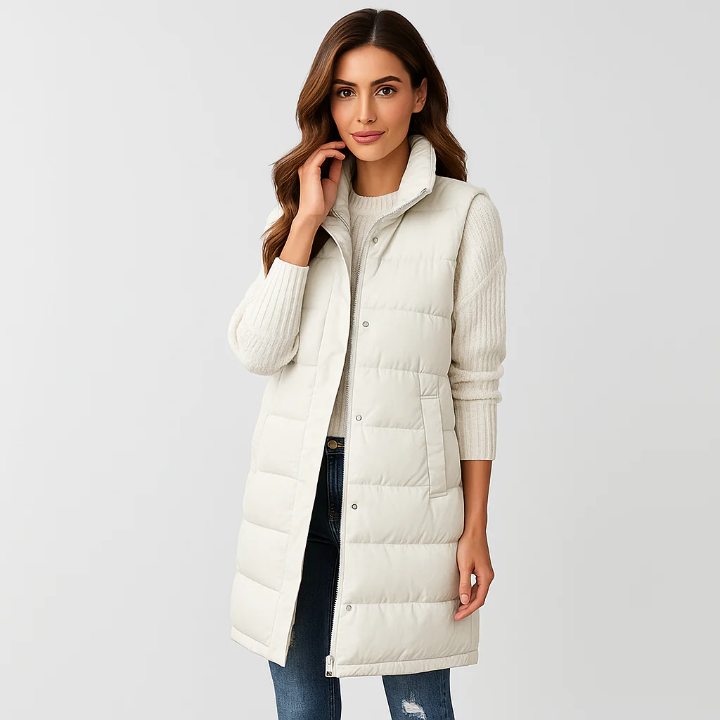 Veste Longue - Légère - Coupe-vent - Confort Élégant - Image 4