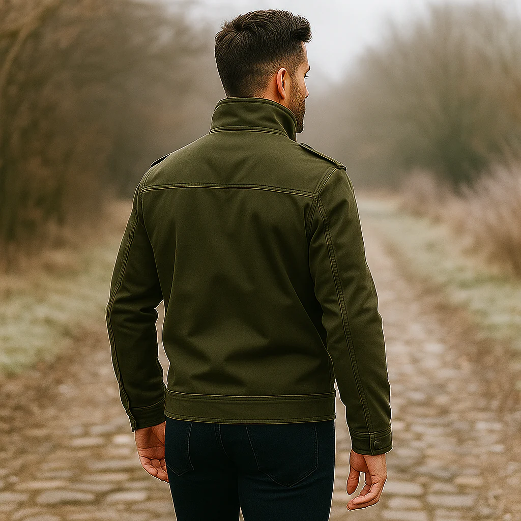 Veste militaire homme - col montant - design robuste - protection optimale - Image 4
