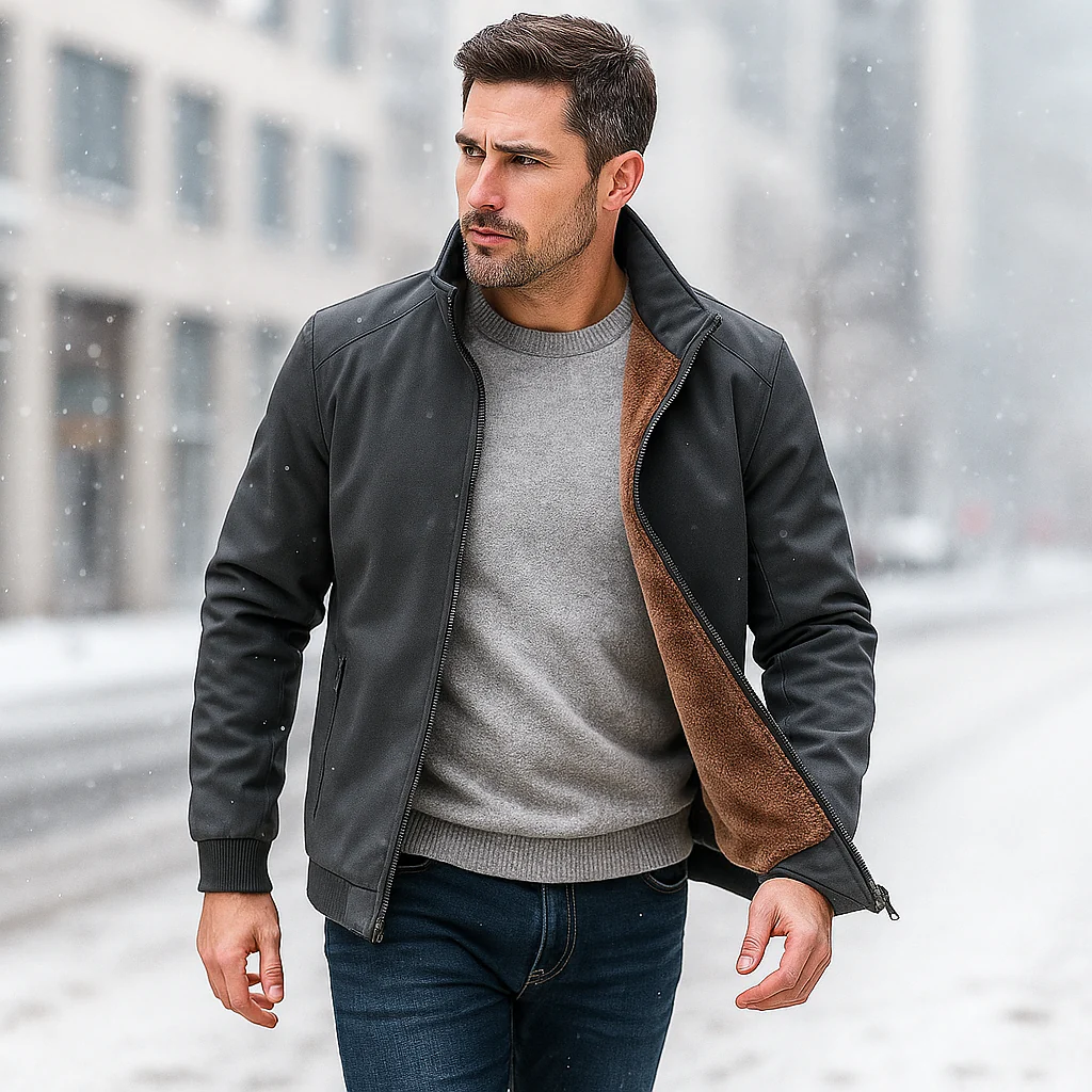 Veste polaire pour homme - Chaude et confortable - Image 2