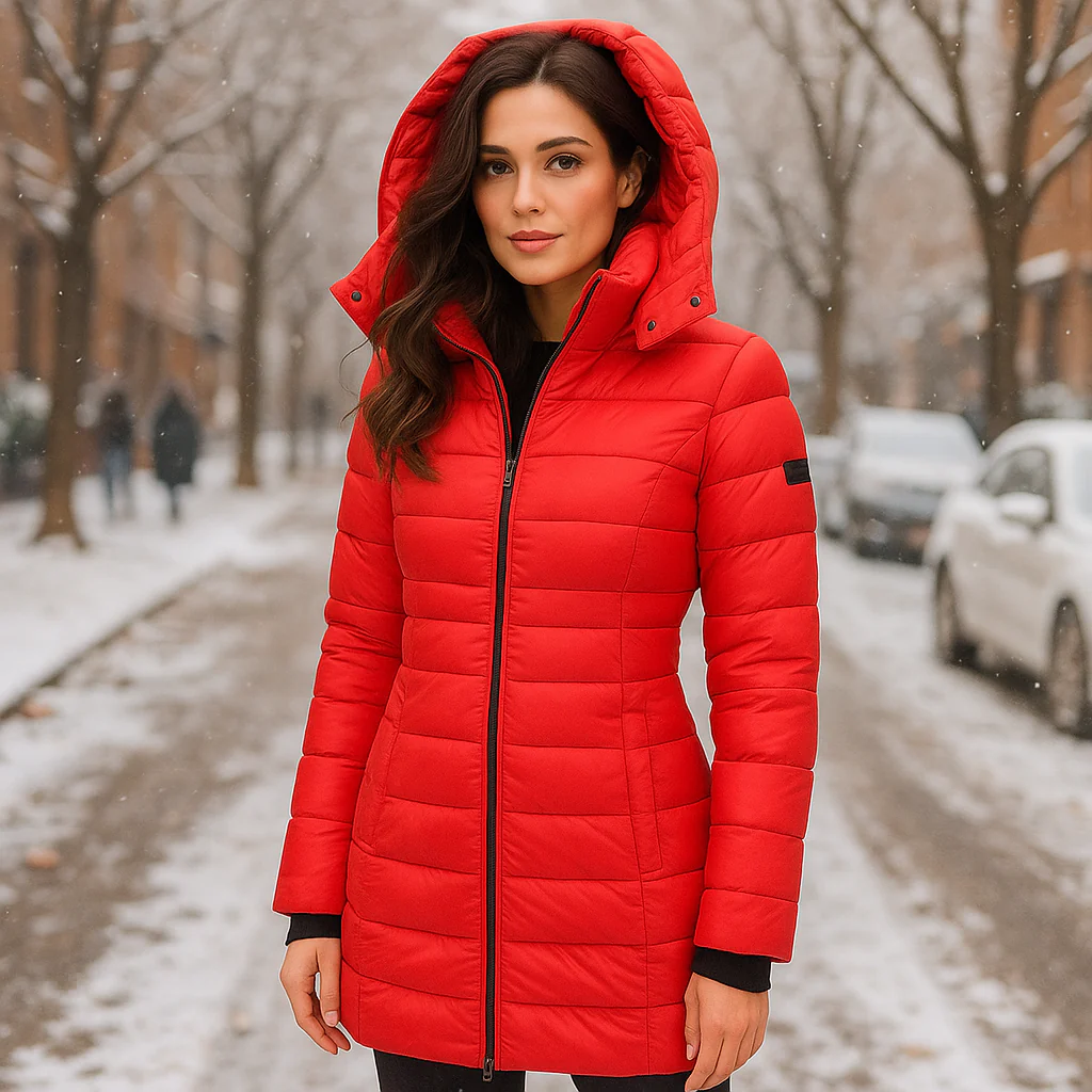 Veste Puffer Longue Elisa pour Femmes - Confort Chaud et Élégant - Image 6