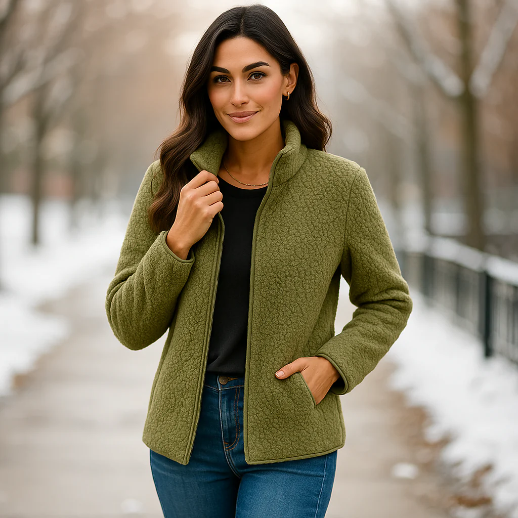 Veste Polaire Douce et Élégante – Confort et Chaleur - Image 4