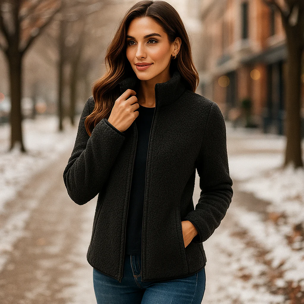 Veste Polaire Douce et Élégante – Confort et Chaleur - Image 6