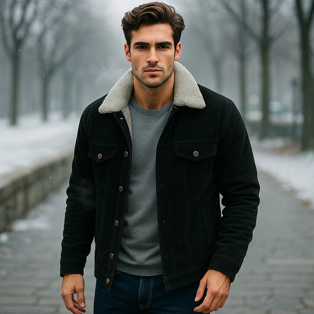 Vibe – Veste en velours côtelé homme - Image 2