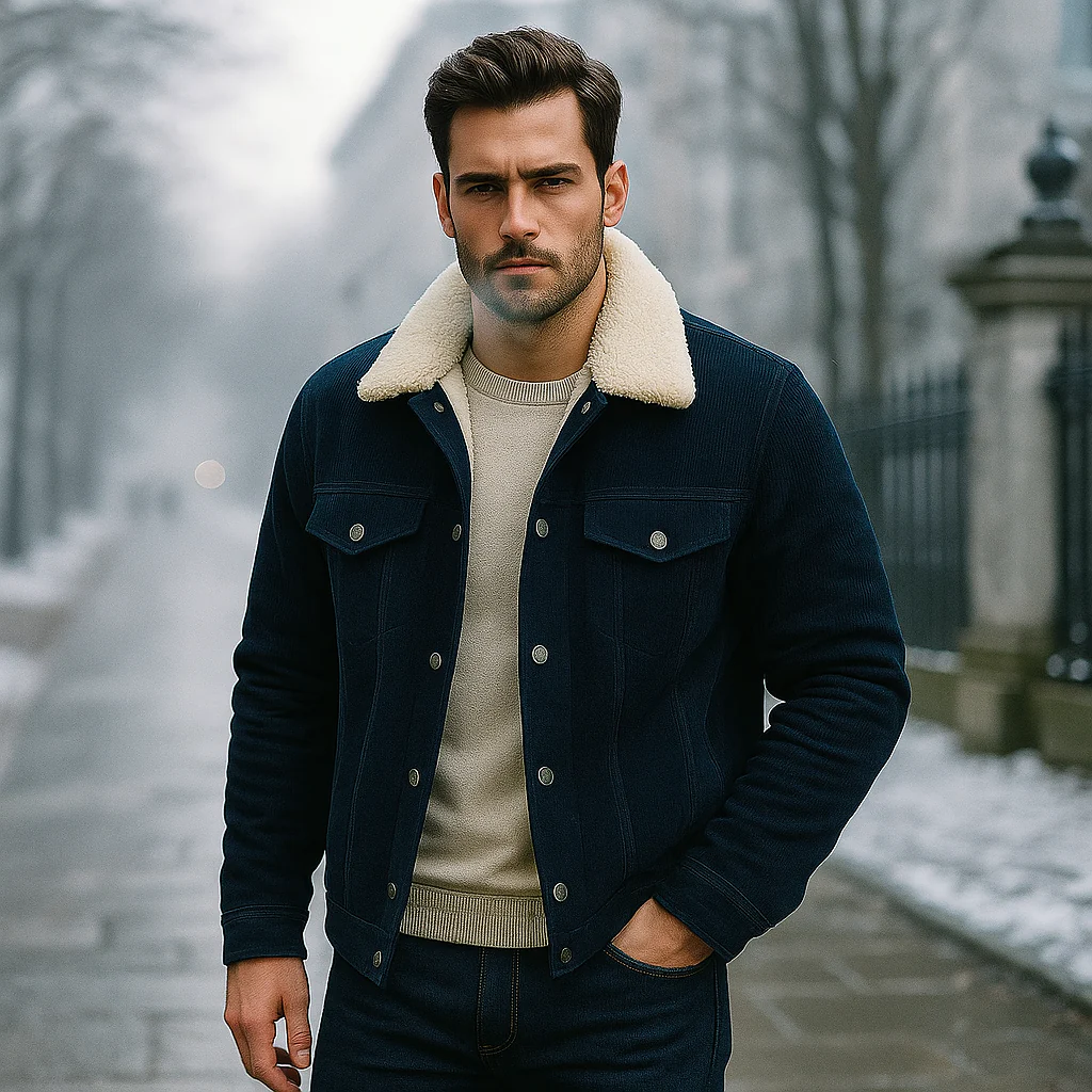 Vibe – Veste en velours côtelé homme - Image 4